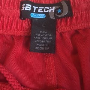 Sb Tech Coolplay Red Mens Shorts 